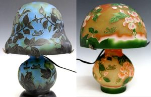 買取 ガラス工芸 エミール・ガレ ランプ 盛岡 まねき堂