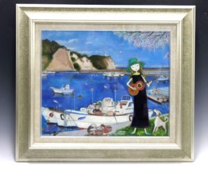 買取 絵画 油彩 油絵 飯塚六郎 盛岡 まねき堂