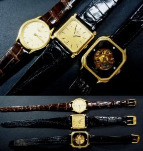 買取 ブランド腕時計 ロンジン ボームアンドメルシエ レビュートーメン 18金 盛岡 まねき堂