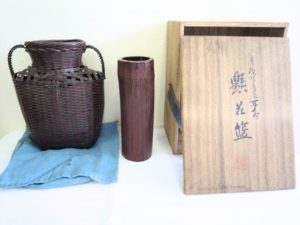買取　茶道具　花入　盛岡　まねき堂