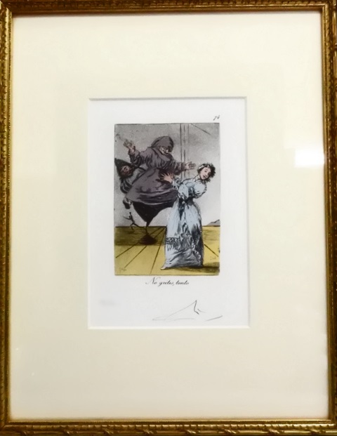 絵画の高価買取 盛岡 まねき堂｜サルバドール・ダリの版画をお買取しました。