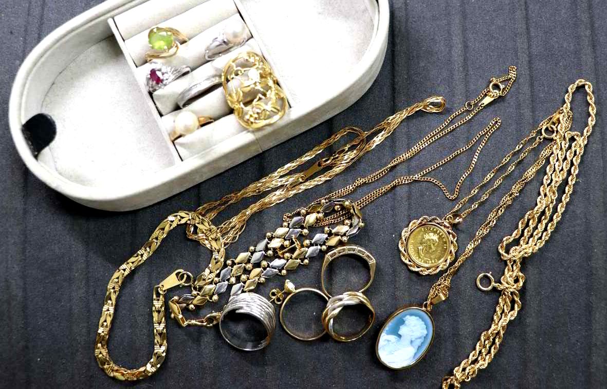 買取　金　プラチナ　指輪　ネックレス　盛岡　まねき堂